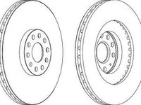 Disc frana VW GOLF V 1K1 FERODO DDF1504