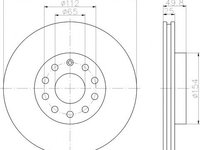 Disc frana VW GOLF V Variant (1K5) (2007 - 2009) HELLA PAGID 8DD 355 109-581 piesa NOUA