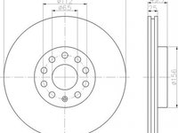 Disc frana VW GOLF V Variant 1K5 TEXTAR 92120503