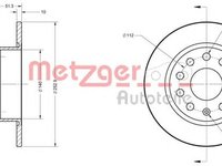 Disc frana VW GOLF VI 5K1 METZGER 6110036