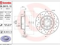 Disc frana VW GOLF VII 5G1 BE1 BREMBO 08B4131X