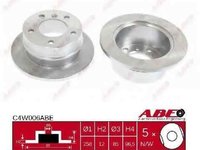 Disc frana VW LT 28-35 II bus 2DB 2DE 2DK ABE C4W006ABE