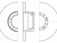 Disc frana VW LT 40-55 I caroserie 291-512 ROADHOUSE 6543