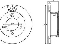 Disc frana VW LT II platou / sasiu (2DC, 2DF, 2DG, 2DL, 2DM) (1996 - 2006) JURID 569122J piesa NOUA