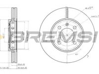 Disc frana VW LUPO 6X1 6E1 BREMSI DBB365V