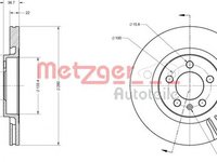 Disc frana VW NEW BEETLE 9C1 1C1 METZGER 6110068