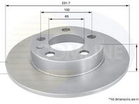 Disc frana VW NEW BEETLE Cabriolet 1Y7 COMLINE ADC1414