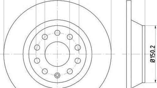 Disc frana VW PASSAT ( 362 ) 08/2010 - 12/201