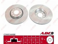 Disc frana VW PASSAT (3B3) (2000 - 2005) ABE C3W034ABE piesa NOUA