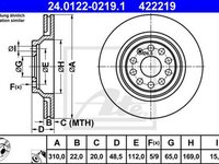 Disc frana VW PASSAT CC 357 ATE 24012202191