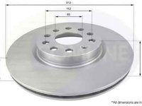 Disc frana VW PASSAT CC 357 COMLINE ADC1449V