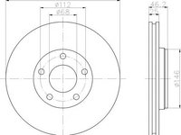 Disc frana VW PASSAT limuzina (3B2), VW PASSAT Variant (3B5) - MINTEX MDC1048