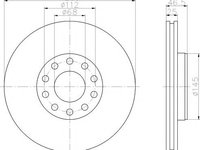 Disc frana VW PASSAT limuzina (3B3), VW PASSAT Variant (3B6), SKODA SUPERB limuzina (3U4) - MINTEX MDC2338