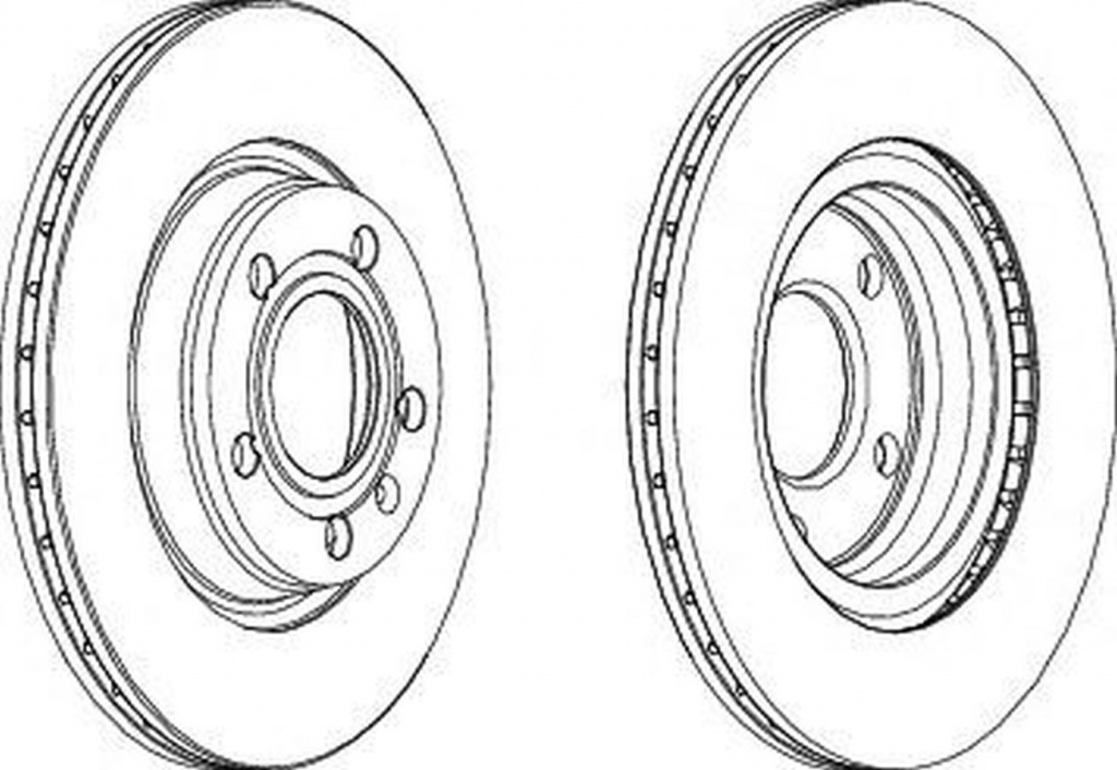 Disc frana VW PASSAT Variant 3B5 FERODO DDF1708