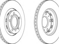 Disc frana VW PHAETON limuzina (3D_), AUDI A8 limuzina (4E_) - FERODO DDF1526C