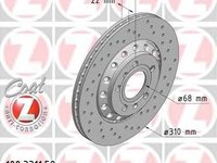 Disc frana VW PHAETON limuzina (3D_), AUDI A8 limuzina (4E_) - ZIMMERMANN 100.3311.52