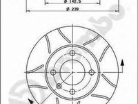 Disc frana VW POLO cupe 86C 80 BREMBO 09.4765.75