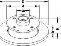 Disc frana VW POLO limuzina (6KV2), SEAT AROSA (6H), VW POLO Variant (6KV5) - TOPRAN 110 217