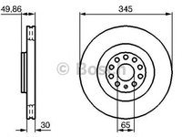 Disc frana VW SCIROCCO 137 138 BOSCH 0986479204