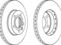 Disc frana VW SHARAN (7M8, 7M9, 7M6) (1995 - 2010) FERODO DDF846