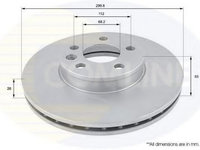 Disc frana VW SHARAN (7M8, 7M9, 7M6) (1995 - 2010) COMLINE ADC1430V