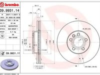 Disc frana VW SHARAN 7M8 7M9 7M6 BREMBO 09993111