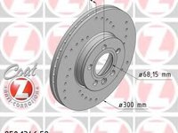 Disc frana VW SHARAN (7M8, 7M9, 7M6), FORD GALAXY (WGR), SEAT ALHAMBRA (7V8, 7V9) - ZIMMERMANN 250.1346.52