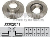 Disc frana VW TARO NIPPARTS J3302071