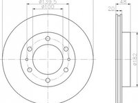 Disc frana VW TARO TEXTAR 92080400