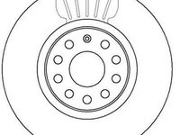 Disc frana VW TIGUAN 5N JURID 562387J