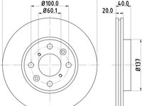 Disc frana VW TOUAREG (7LA, 7L6, 7L7) (2002 - 2010) KRIEGER 0950004187 piesa NOUA