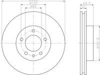 Disc frana VW TOUAREG (7LA, 7L6, 7L7) (2002 - 2010) TEXTAR 92121505 piesa NOUA