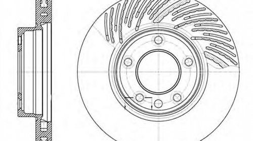 Disc frana VW TOUAREG 7LA 7L6 7L7 ROADHOUSE 6