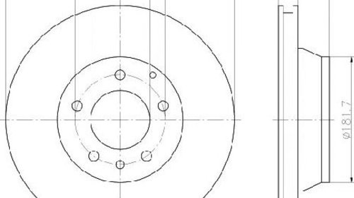 Disc frana VW TOUAREG ( 7P5 ) 01/2010 - 2019 