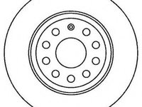 Disc frana VW TOURAN (1T1, 1T2), AUDI A3 (8P1), VW RABBIT V (1K1) - JURID 562258JC