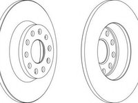 Disc frana VW TOURAN (1T1, 1T2), AUDI A3 (8P1), VW RABBIT V (1K1) - FERODO DDF1306