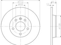 Disc frana VW TRANSPORTER IV bus (70XB, 70XC, 7DB, 7DW, 7DK) (1990 - 2003) TEXTAR 92083903 piesa NOUA