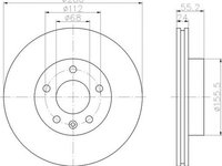 Disc frana VW TRANSPORTER IV bus 70XB 70XC 7DB 7DW 7DK TEXTAR 92083803