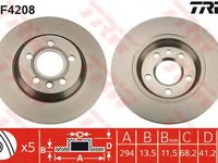 Disc frana VW TRANSPORTER IV caroserie 70XA TRW DF4208