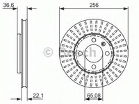 Disc frana VW UP, SEAT Mii (KF1_), SKODA CITIGO - BOSCH 0 986 479 776