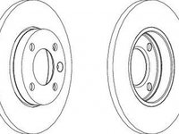 Disc frana VW VENTO 1H2 FERODO DDF103