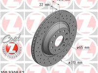 Disc frana ZIMMERMANN 100.3309.52