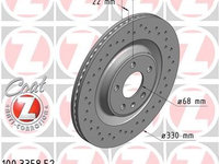 Disc frana ZIMMERMANN 100.3358.52