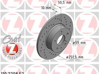 Disc frana ZIMMERMANN 110.2208.52