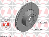 Disc frana ZIMMERMANN 150.1261.20