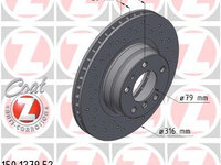 Disc frana ZIMMERMANN 150.1279.52