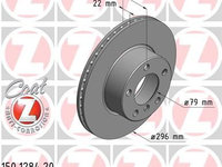 Disc frana ZIMMERMANN 150.1284.20