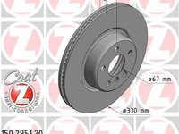 Disc frana ZIMMERMANN 150.2951.20