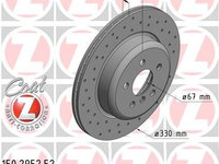 Disc frana ZIMMERMANN 150.2952.52