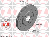 Disc frana ZIMMERMANN 180.3015.52